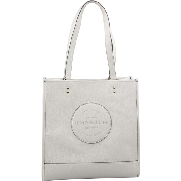 Coach Handbags - NWT Coach Dempsey Tote with Patch in Chalk